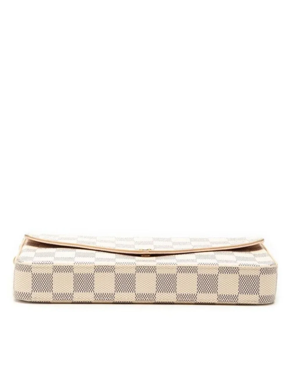 Louis Vuitton Damier Azur Pochette Felicity Chain Wallet Shoulder Bag White - Picture 3 of 7